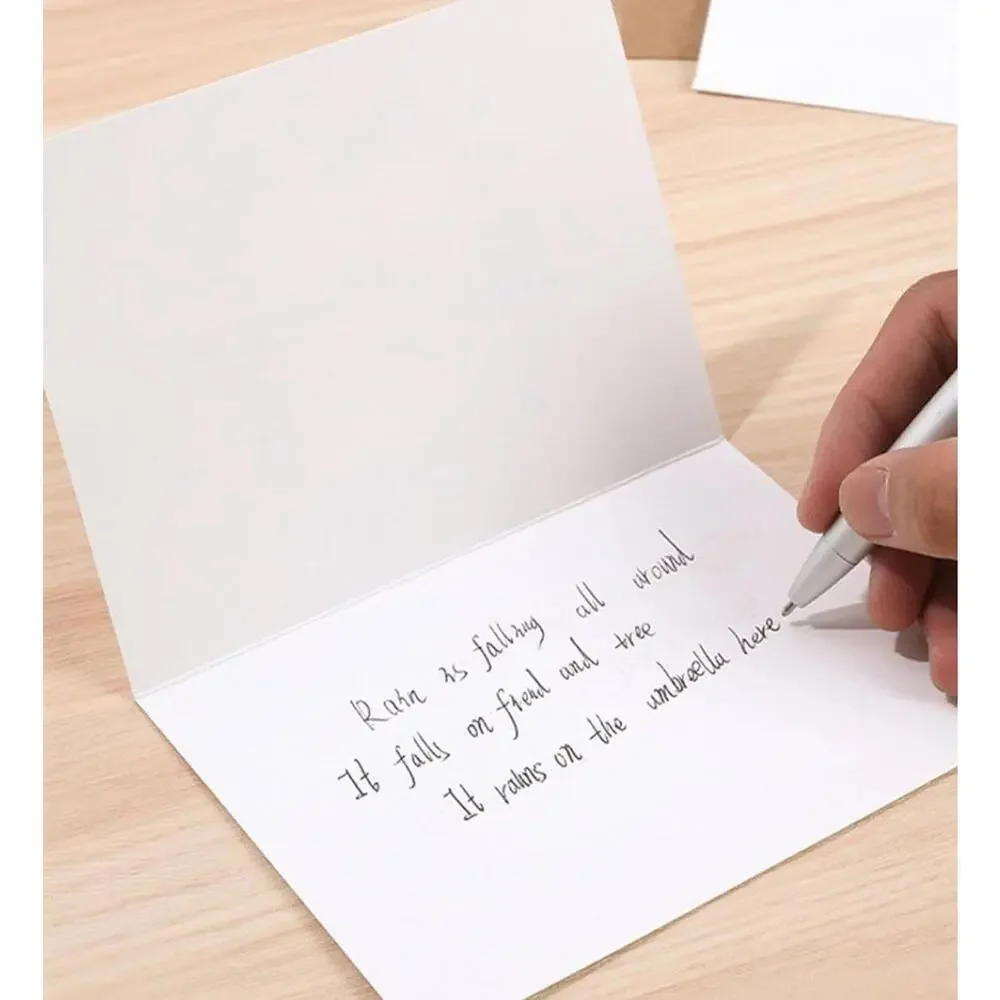 4X6 Assorted Best Wishes Thank You Cards with Stickers & Brown Envelopes 24 Pack